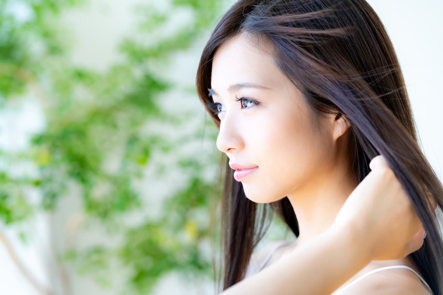 綾瀬の美容室レモネードの髪質改善トリートメント施術