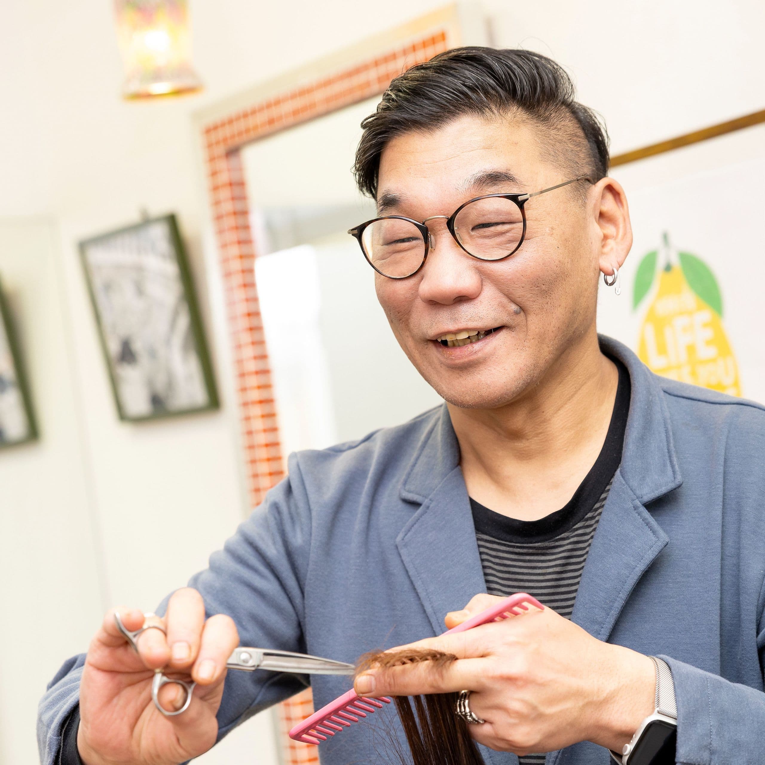 美容室レモネード綾瀬のオーナー飯塚健一